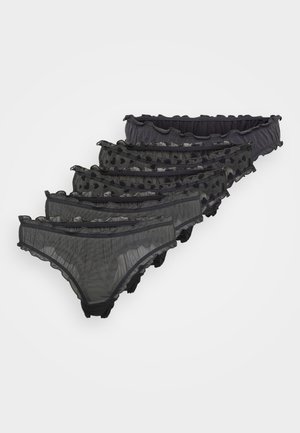 5 PACK - String - black