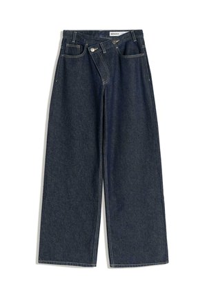 Bershka WIDE - Relaxed fit jeans - royal blue