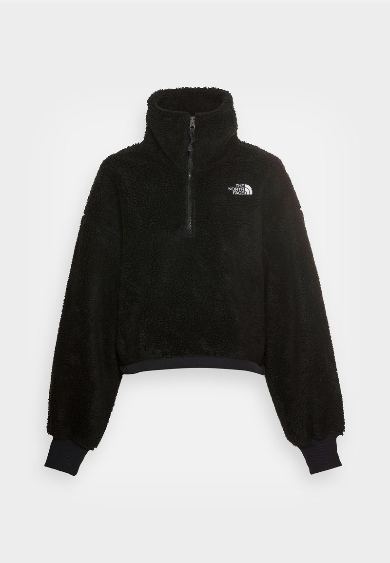 The North Face PLATTE HIGH 1/4 ZIP Sweat polaire black/noir