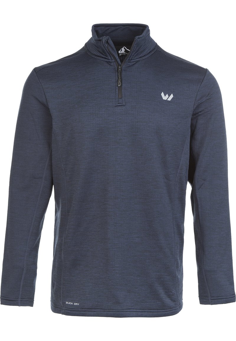 Whistler MIDLAYER KALLE WAFFLE - Langærmet T-shirt - navy