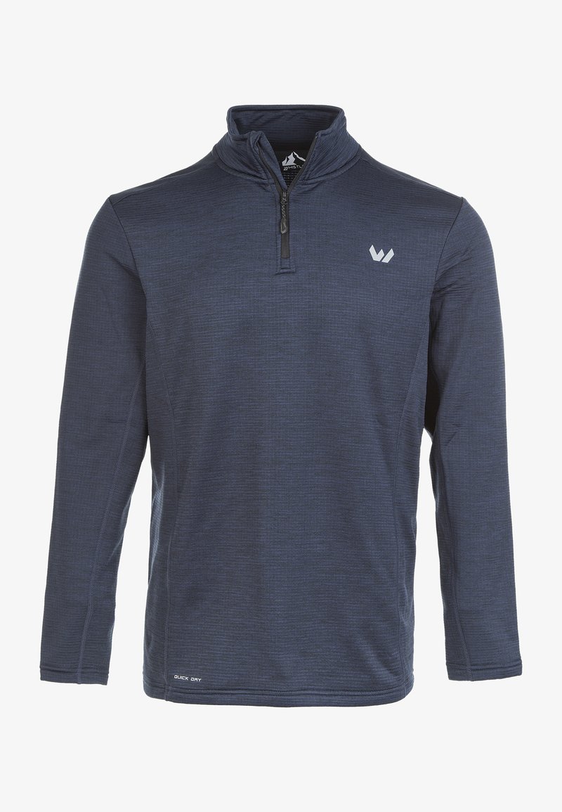 Whistler MIDLAYER KALLE WAFFLE - Langærmet T-shirt - navy