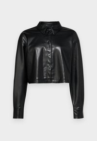 VIMIRIAM CROPPED - Kunstlederjacke - black