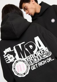 Multiply Apparel SEPERATION - Jersey con capucha - black soda washed