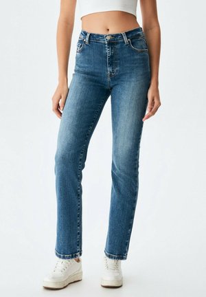 CARLINE - Slim fit jeans - dark blue