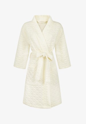 Hunkemöller, HUNKEMÖLLER QUILTED ROBE - Badjas - white