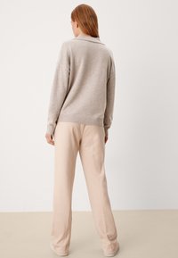 s.Oliver BLACK LABEL À COL  - Sweater - beige melange