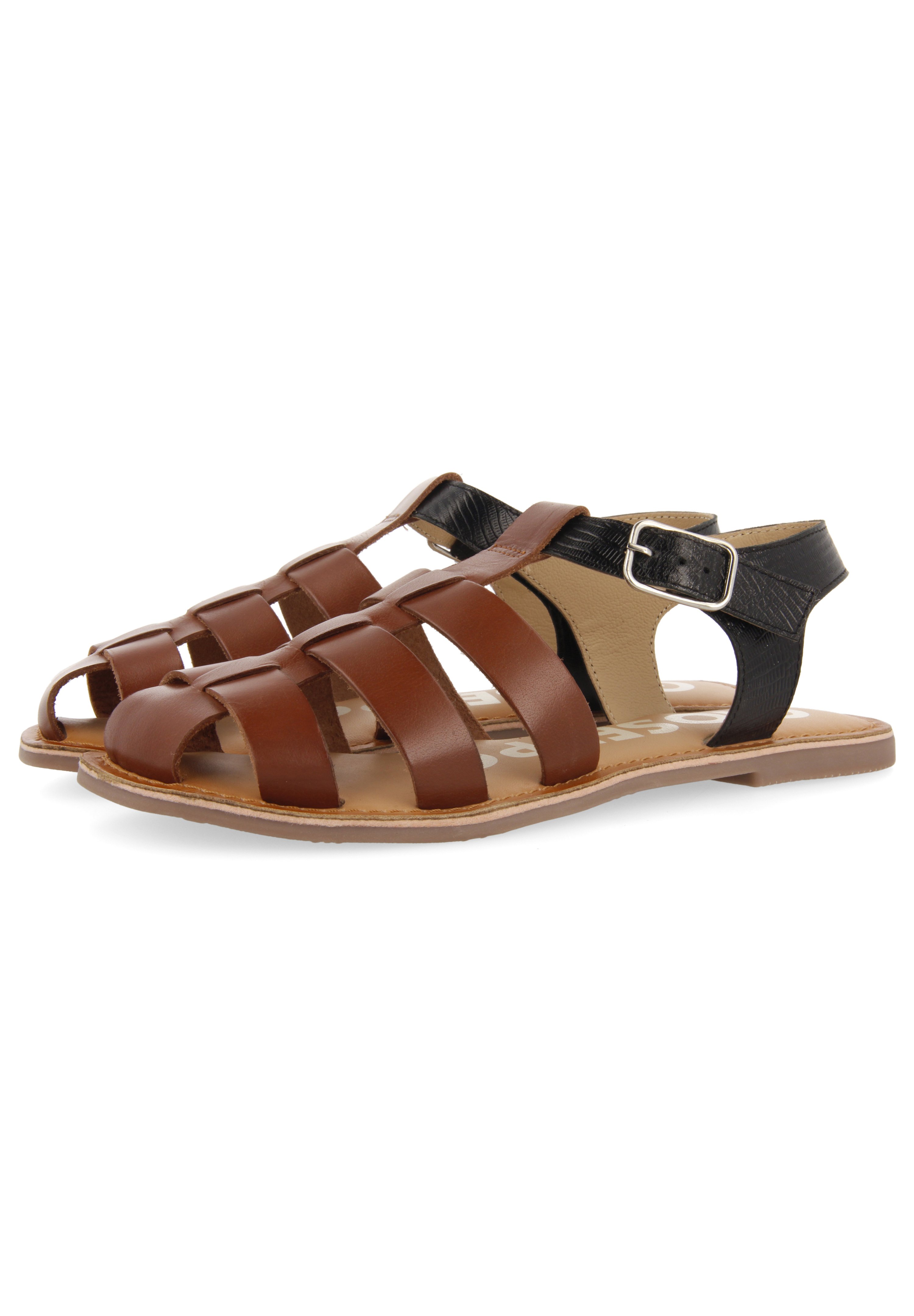 Gioseppo CANGREJERAS EN COLOR CUERO - Sandalias de senderismo - cuero/beige  - Zalando.es