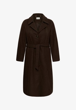 Kaffe Curve, KCNANNY LONG - Manteau classique - chocolate brown