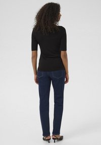 Kaffe YOKO BOATNECK - T-paita - black deep