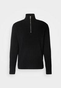 HALF ZIP  - Trui - black