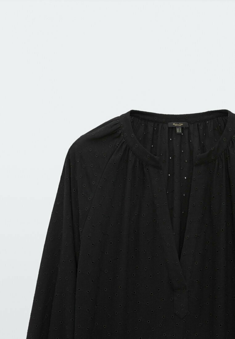 Damen Freizeitkleider | Massimo Dutti MIT STICKEREI Freizeitkleid black/schwarz - FE92698 Damen Freizeitkleider | Massimo Dutti MIT STICKEREI Freizeitkleid black/schwarz - FE92698