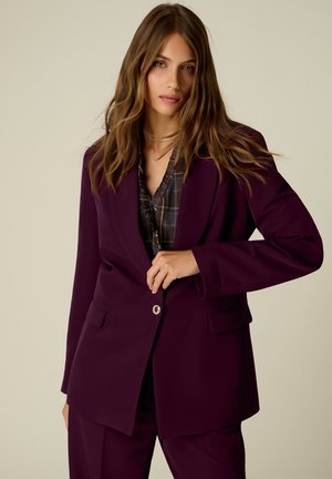 Oltre, BLAZER MONOPETTO (ITALIAN SIZE) - Blazer - bordeaux