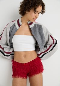 Jaded London RHEA BLOOMERS - Kratke hlače - red