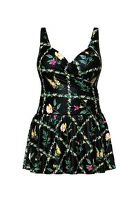 Ulla Popken WITH SOFTCUPS - Badpak - black/zwart