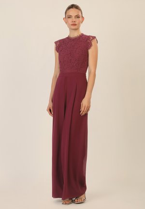 Jumpsuit - bordeauxrot