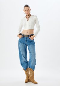 Koton CROP DRAPED - Camicetta - white