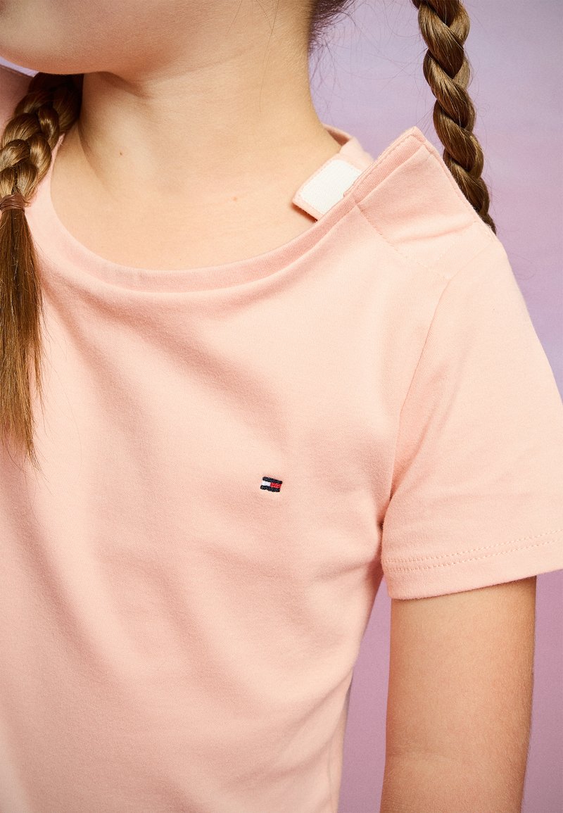 Tommy Hilfiger ESSENTIAL SKATER DRESS - Vestido ligero - coral ice