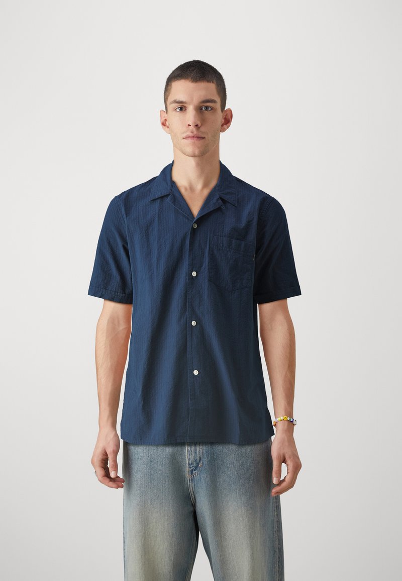 DOCKERS CAMP COLLAR - Overhemd - navy
