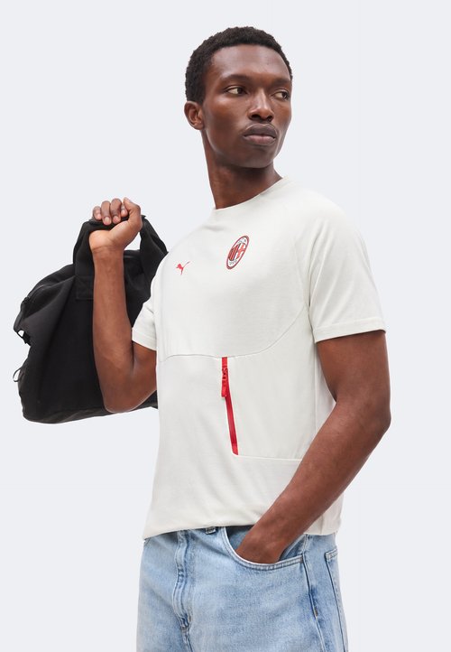 PUMA AC MILAN PUMATECH POCKET TEE - Club wear - vapor gray — photo 4