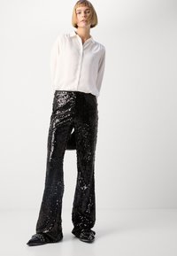 Lindex TROUSERS LARA - Pantalon classique - black