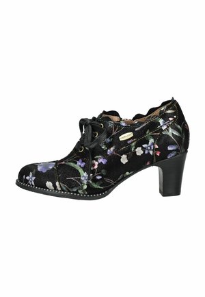 Lace-up heels - black