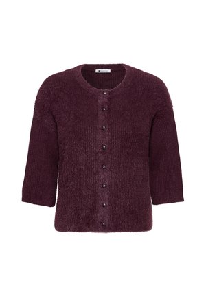 Street One, KUSCHELIGER HALBARM CARDIGAN MIT RUNDHALS - Gilet - rustic rouge