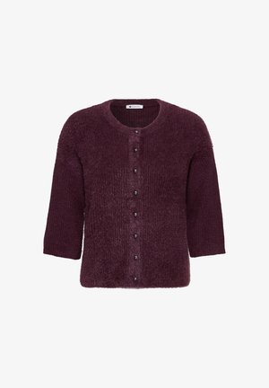 Street One, KUSCHELIGER HALBARM CARDIGAN MIT RUNDHALS - Gilet - rustic rouge