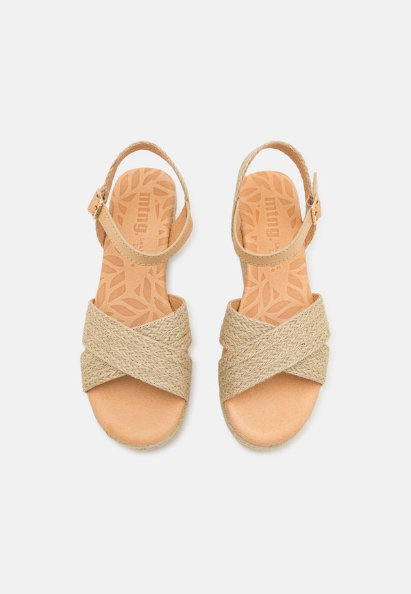 LITA - Platform sandals - natural3
