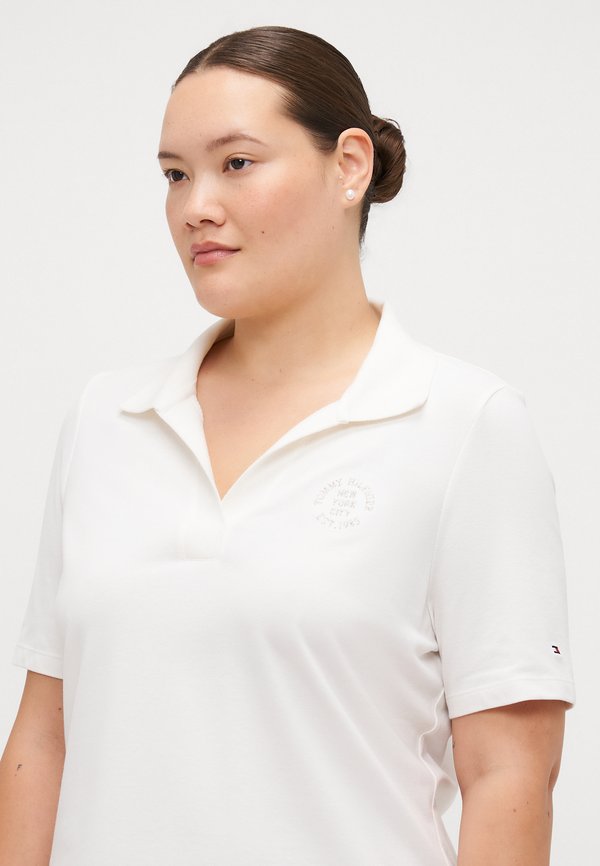 STAMP LOGO - Polo shirt - ecru4