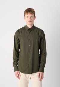 Calvin Klein SLIM SHIRT - Finskjorte - forest