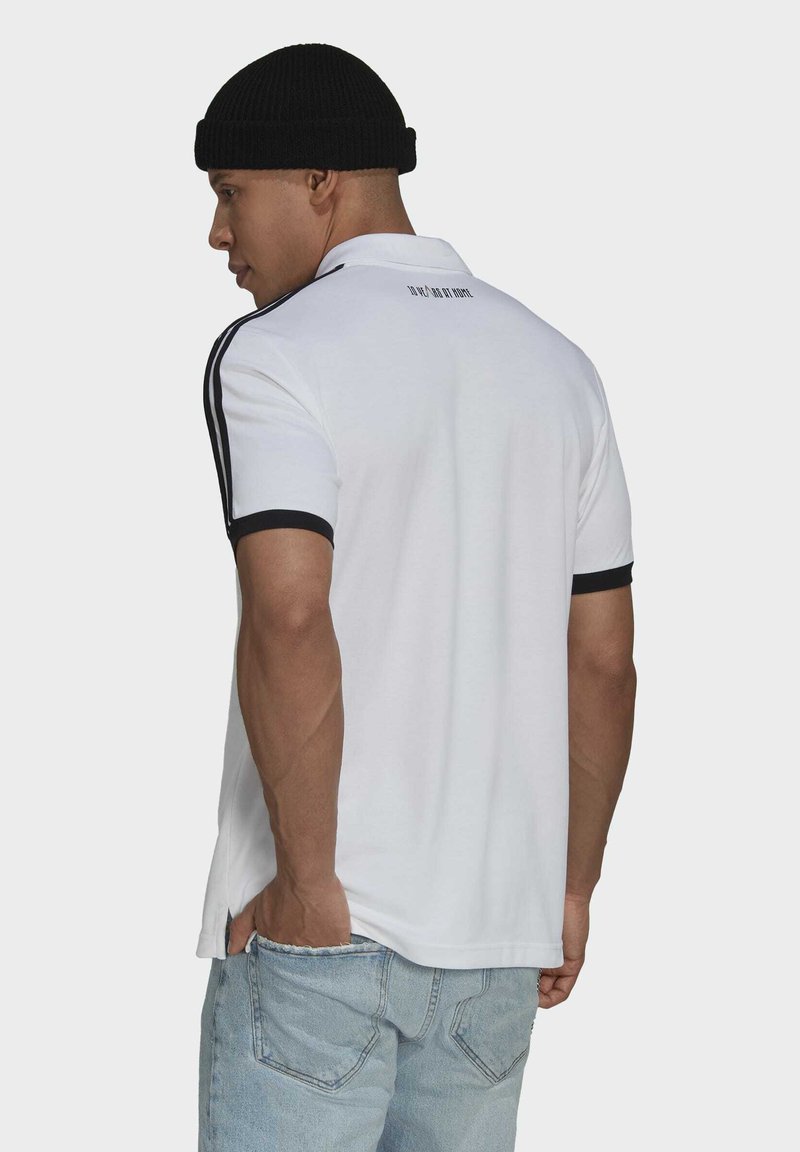 adidas Performance JUVE 3S POLO - Article de supporter - white/black/blanc - ZALANDO.BE