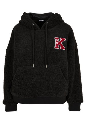 KW224 030 1KK RETRO PATCH OS - Vesta od flisa - black