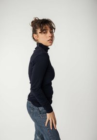 MELA TURTLENECK ANCHAL - Langarmshirt - navy