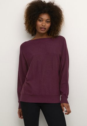 Culture BATWING - Pullover - winetasting melange