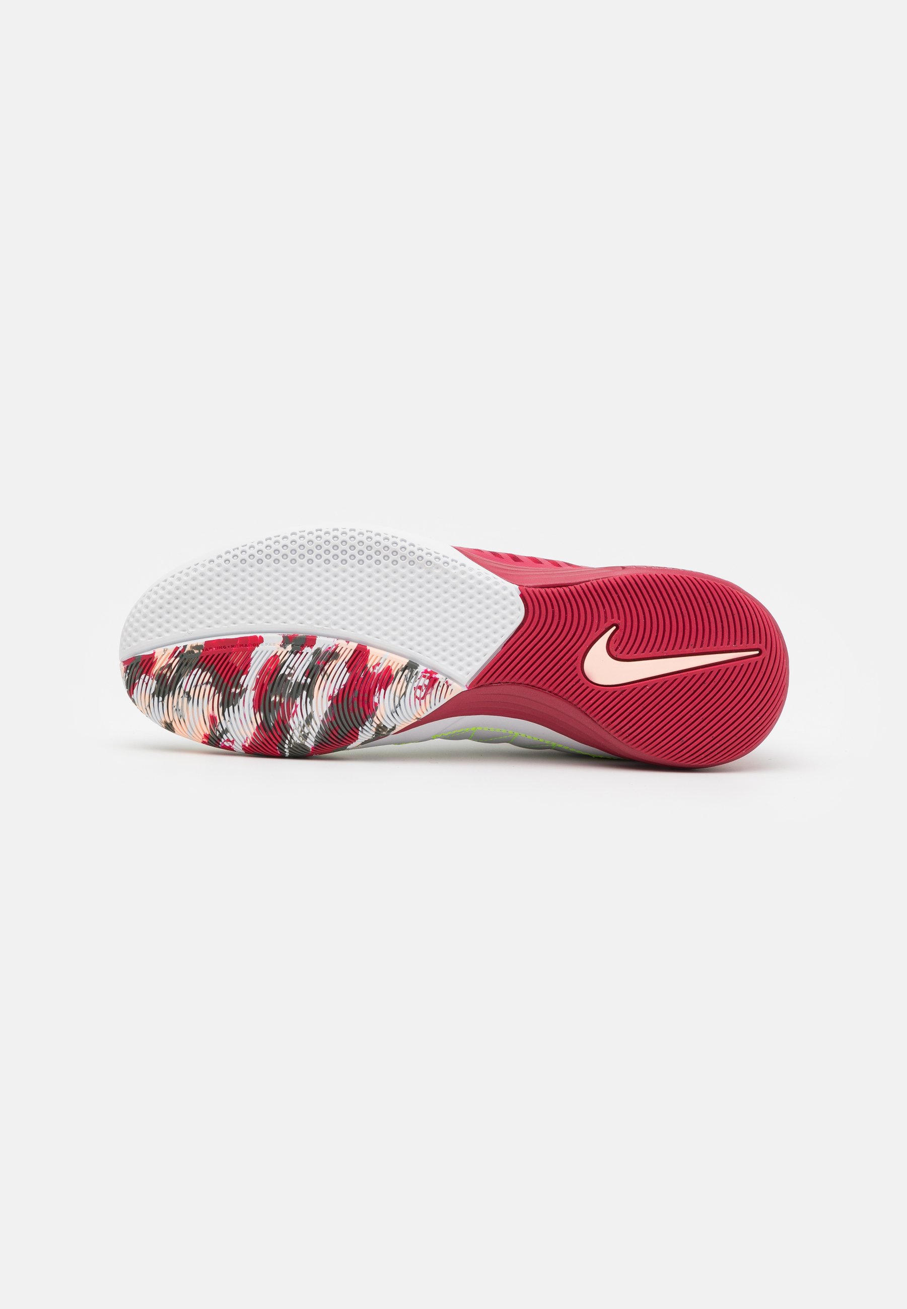 Nike Performance LUNARGATO II - Fußballschuh Halle - cardinal red/crimson  tint/black/white/rot - Zalando.de