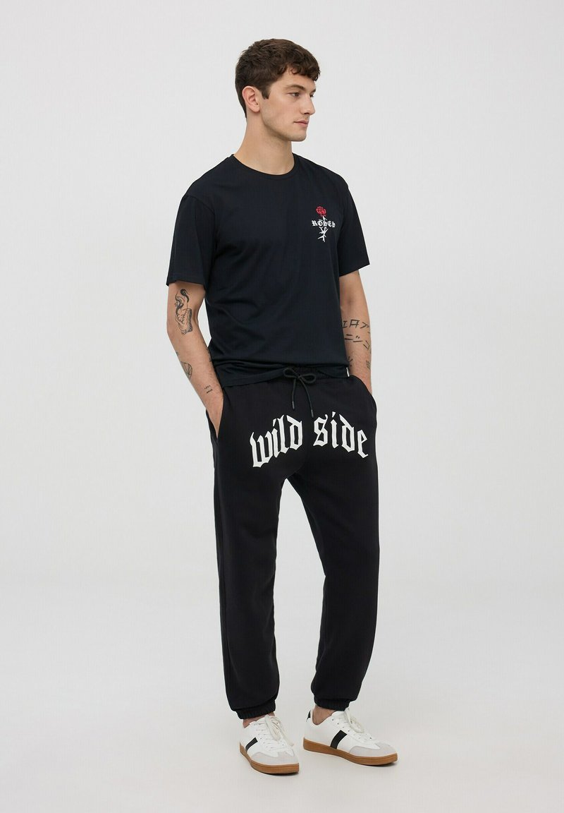 Novastar Pantaloni Pigiama Uomo Con Tasche – Stile Gotico Con Teschio Di Capra, Morbidi E Comodi - 2