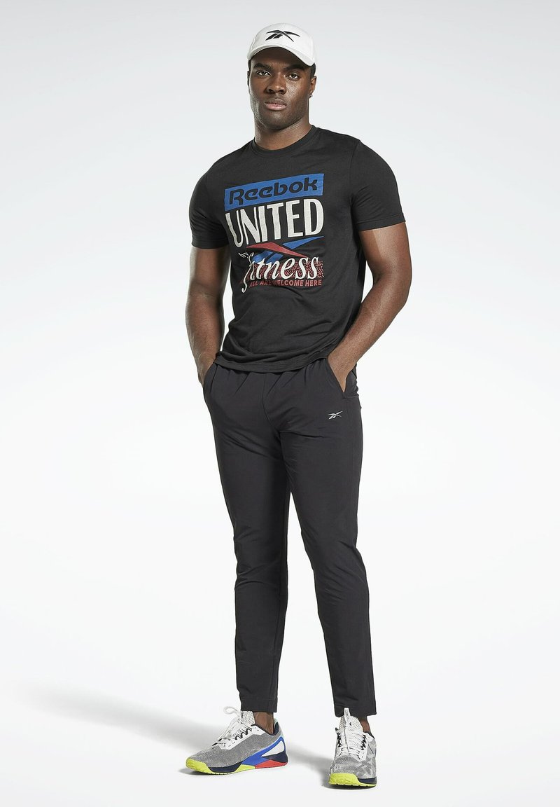 Herren Shirts | Reebok T-Shirt print black/schwarz - OB21240 Herren Shirts | Reebok T-Shirt print black/schwarz - OB21240