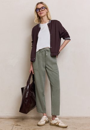Street One Studio, MID WAIST  - Jeans Straight Leg - sea spray green