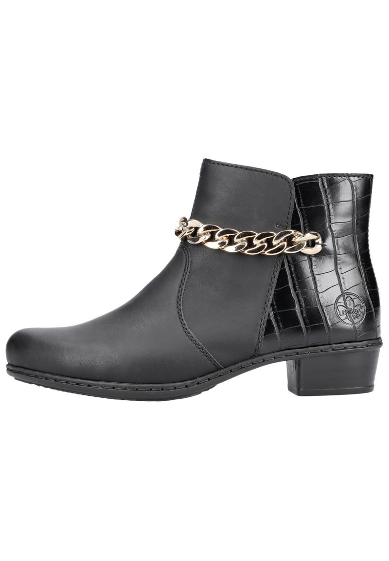 rieker black ankle boots