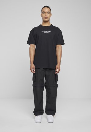 Upscale by Mister Tee FINGERPRINT OVERSIZE - Majica kratkih rukava s printom - black