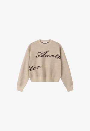 Another Cotton Lab, SIGNATURE KNIT SWEATER - Pullover - sand