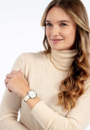 CINDY - Watch - weiß silberfarben