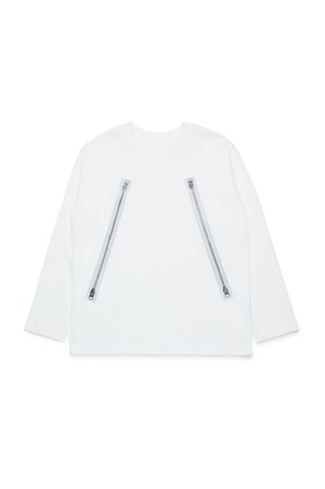 UNISEX - Long sleeved top - natural white