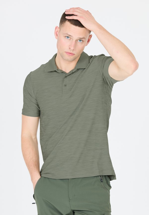 Poloshirt - e sage melange