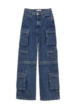 Calliope MULTITASCHE  - Straight leg jeans - blu