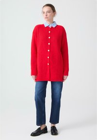 Touché Privé BUTTONED - Cardigan - red