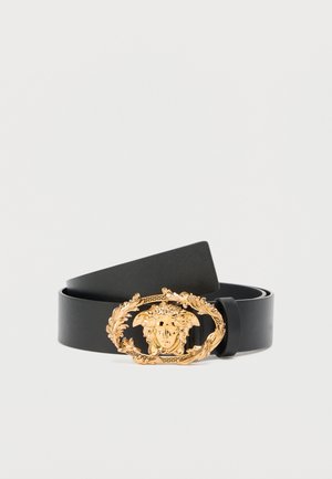 BELT UNISEX - Cintura - black/gold-coloured