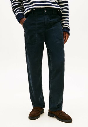 STRAIGHT CARPENTER - Straight leg jeans - dark blue cord