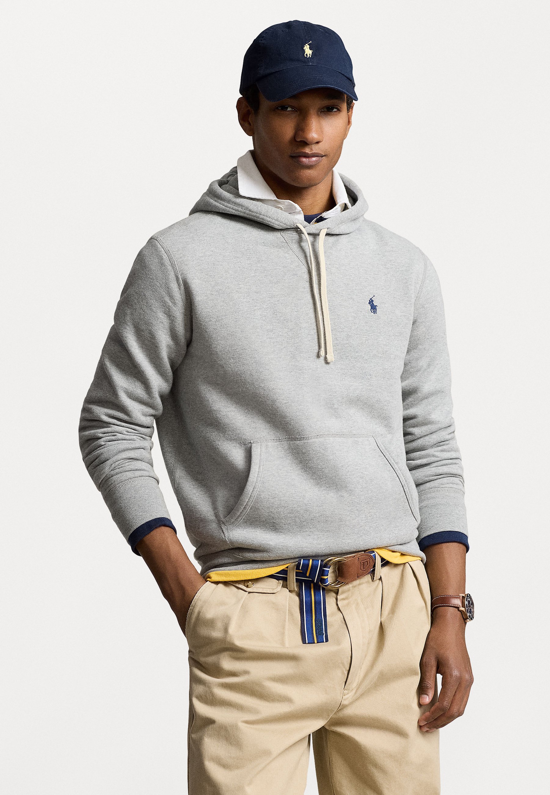 Grey Hoodie Heren Ralph Lauren Polo Ralph Lauren FULL ZIP HOODIE