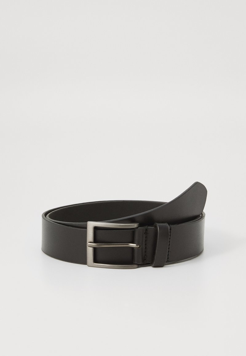 Pier One LEATHER UNISEX - Riem - black/zwart - Zalando.nl